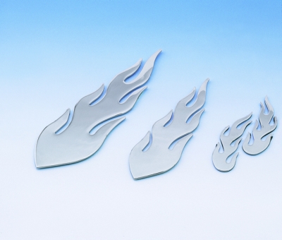 Chrome Flame Accents