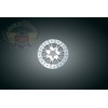 HEATHEN CHROME REAR ROTOR,  00- 07 FLH MODELS