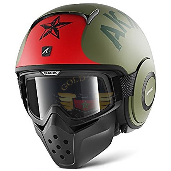 SHARK RAW SOYOUZ Mat Green Red Black HE3020EGRKS